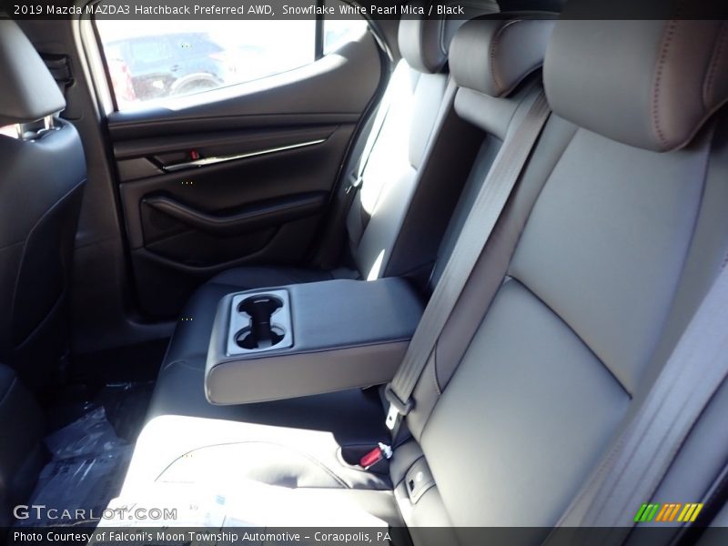 Snowflake White Pearl Mica / Black 2019 Mazda MAZDA3 Hatchback Preferred AWD