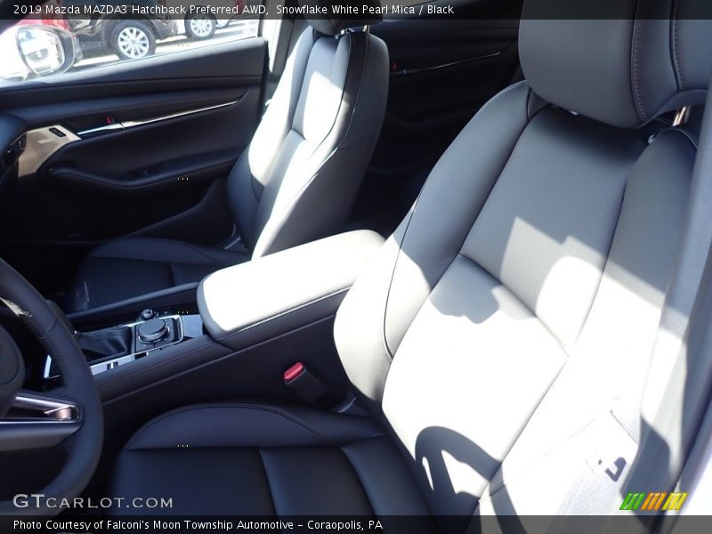 Snowflake White Pearl Mica / Black 2019 Mazda MAZDA3 Hatchback Preferred AWD