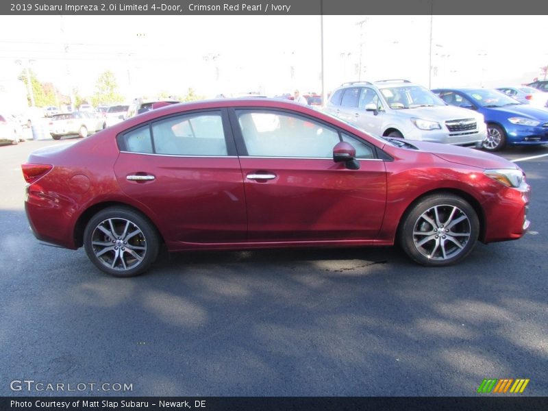 Crimson Red Pearl / Ivory 2019 Subaru Impreza 2.0i Limited 4-Door