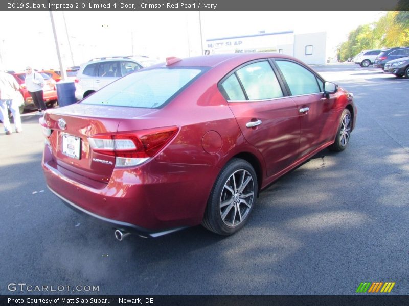 Crimson Red Pearl / Ivory 2019 Subaru Impreza 2.0i Limited 4-Door