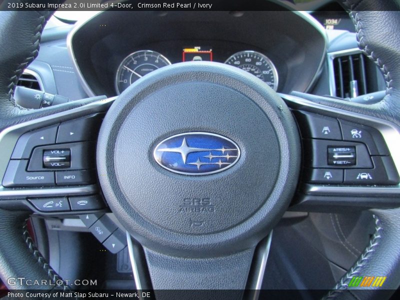  2019 Impreza 2.0i Limited 4-Door Steering Wheel