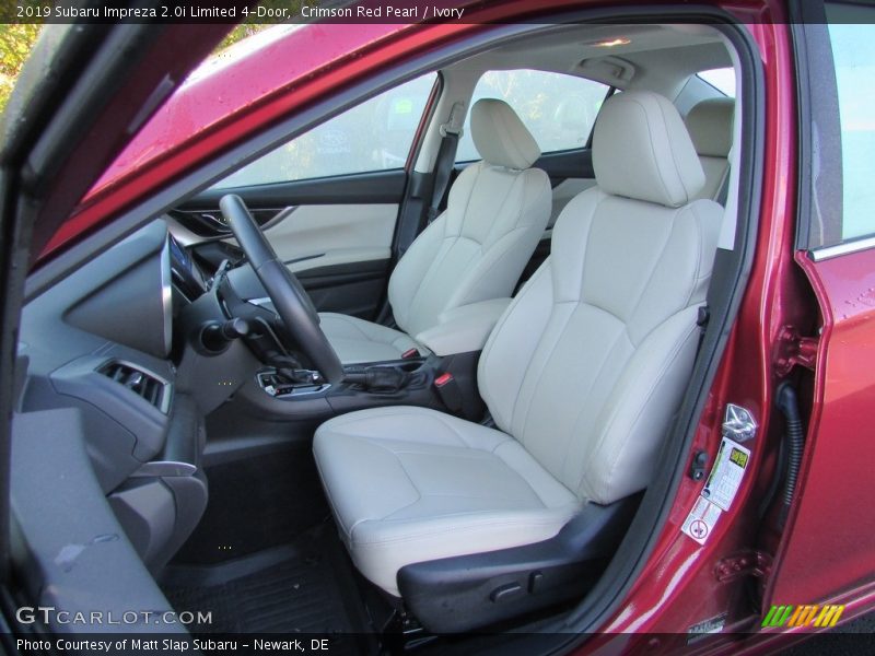 Front Seat of 2019 Impreza 2.0i Limited 4-Door