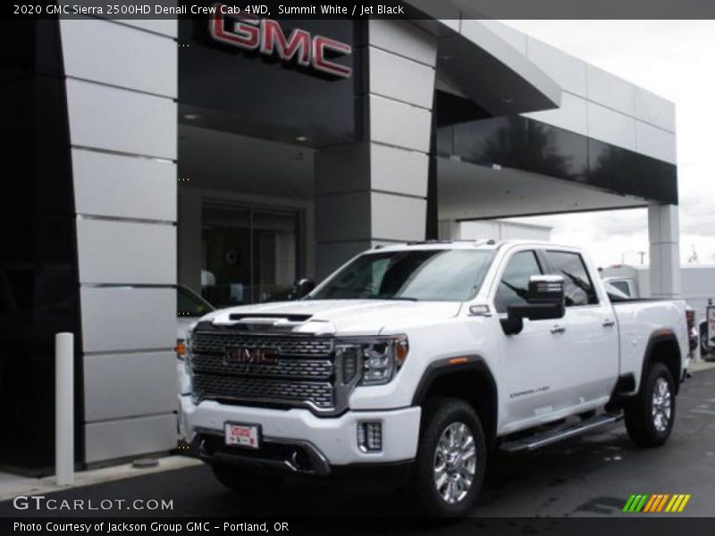 Summit White / Jet Black 2020 GMC Sierra 2500HD Denali Crew Cab 4WD