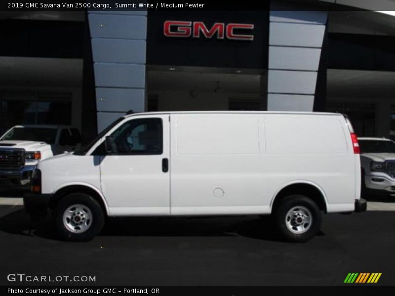 Summit White / Medium Pewter 2019 GMC Savana Van 2500 Cargo