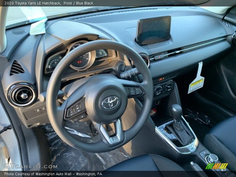 Frost / Blue Black 2020 Toyota Yaris LE Hatchback