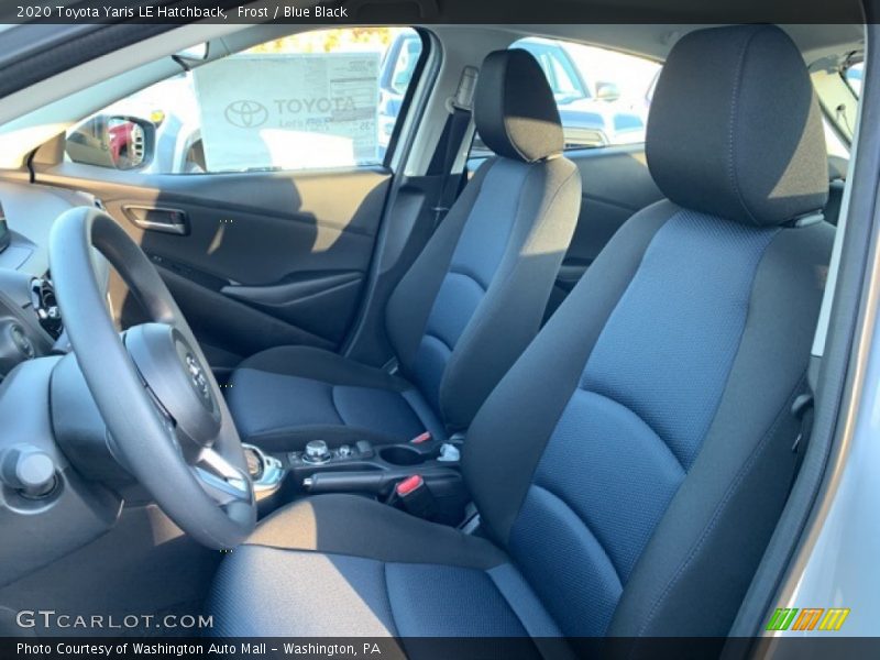 Frost / Blue Black 2020 Toyota Yaris LE Hatchback