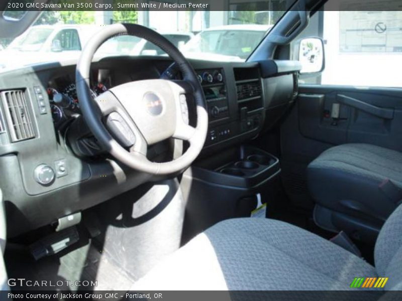 Summit White / Medium Pewter 2020 GMC Savana Van 3500 Cargo