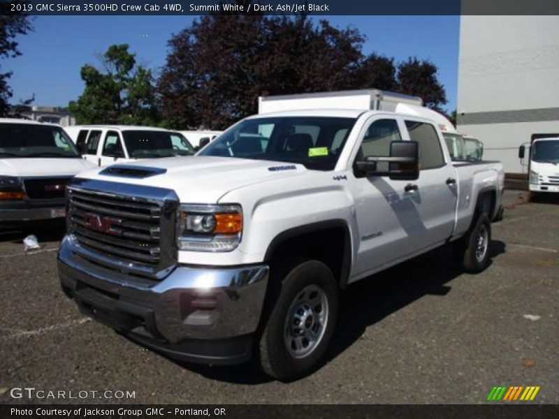 Summit White / Dark Ash/Jet Black 2019 GMC Sierra 3500HD Crew Cab 4WD