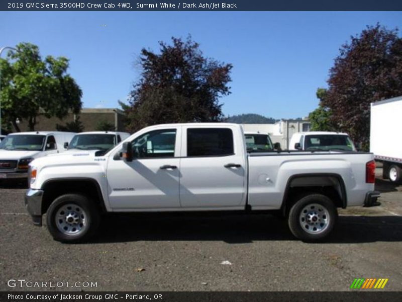Summit White / Dark Ash/Jet Black 2019 GMC Sierra 3500HD Crew Cab 4WD