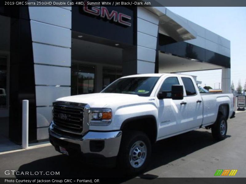 Summit White / Jet Black/­Dark Ash 2019 GMC Sierra 2500HD Double Cab 4WD