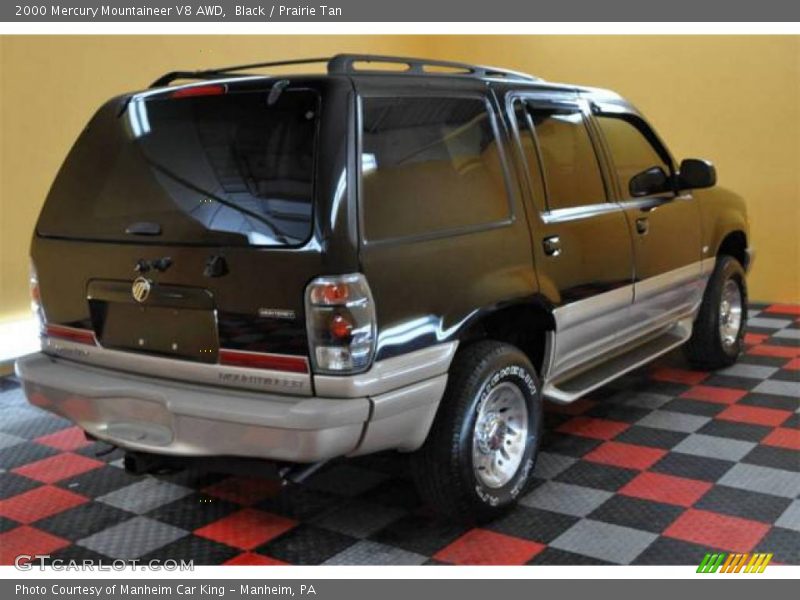 Black / Prairie Tan 2000 Mercury Mountaineer V8 AWD