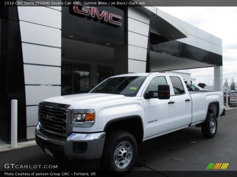 Summit White / Jet Black/­Dark Ash 2019 GMC Sierra 2500HD Double Cab 4WD