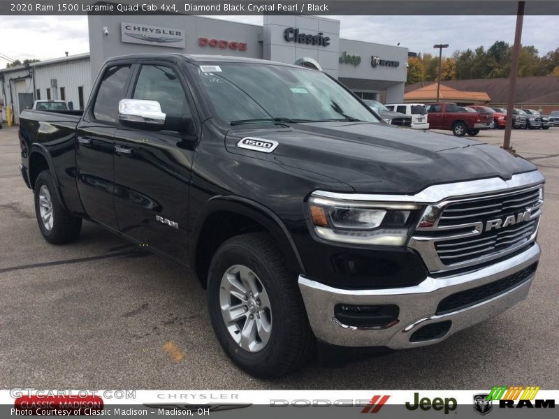 Diamond Black Crystal Pearl / Black 2020 Ram 1500 Laramie Quad Cab 4x4