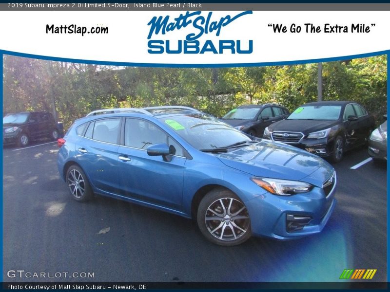 Island Blue Pearl / Black 2019 Subaru Impreza 2.0i Limited 5-Door