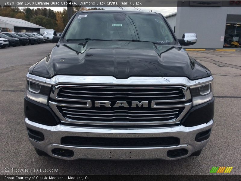 Diamond Black Crystal Pearl / Black 2020 Ram 1500 Laramie Quad Cab 4x4