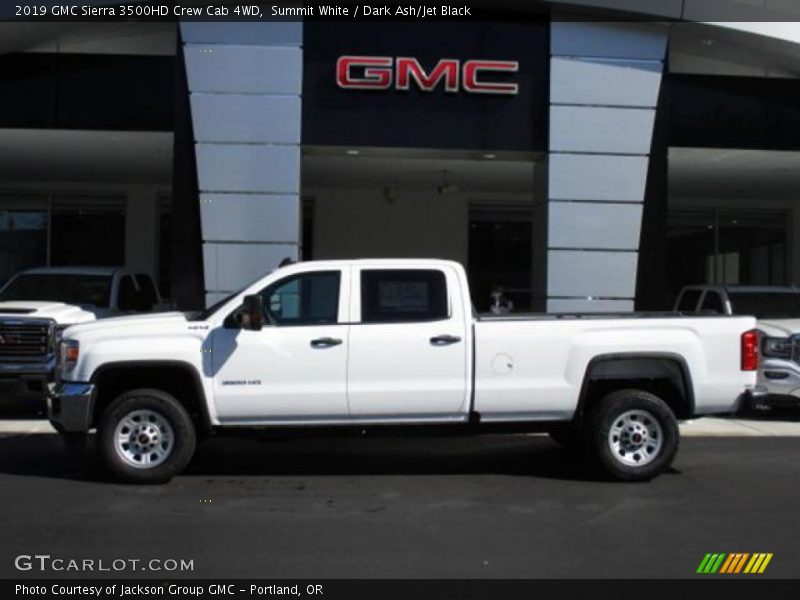 Summit White / Dark Ash/Jet Black 2019 GMC Sierra 3500HD Crew Cab 4WD