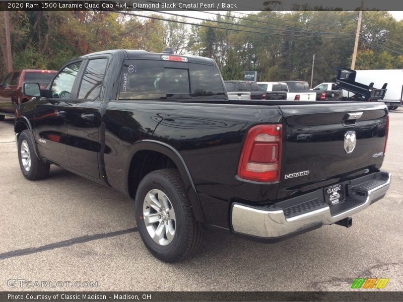 Diamond Black Crystal Pearl / Black 2020 Ram 1500 Laramie Quad Cab 4x4