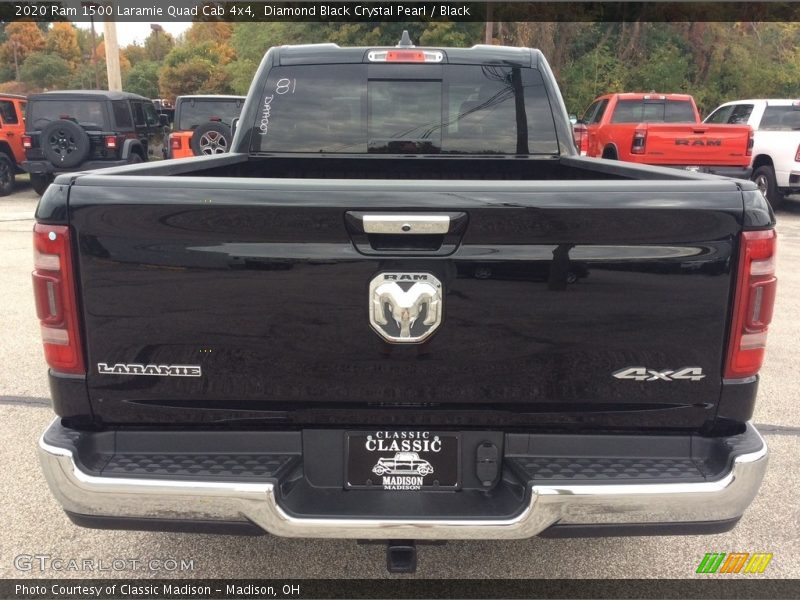 Diamond Black Crystal Pearl / Black 2020 Ram 1500 Laramie Quad Cab 4x4