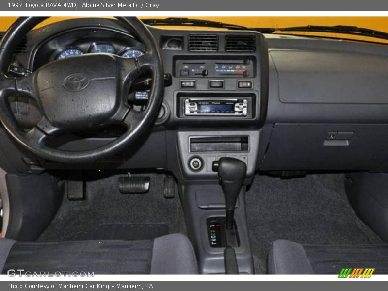 Alpine Silver Metallic / Gray 1997 Toyota RAV4 4WD