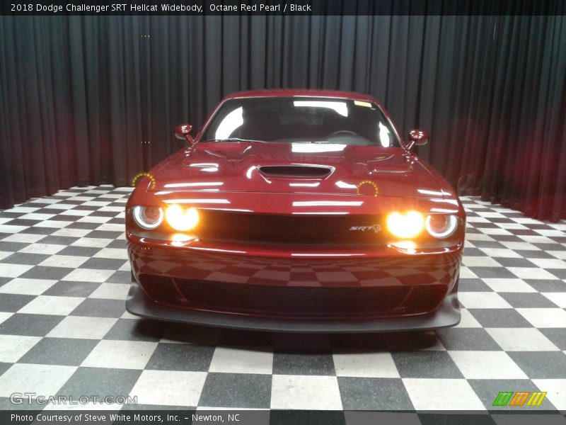 Octane Red Pearl / Black 2018 Dodge Challenger SRT Hellcat Widebody