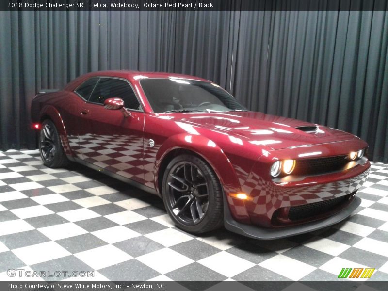 Octane Red Pearl / Black 2018 Dodge Challenger SRT Hellcat Widebody