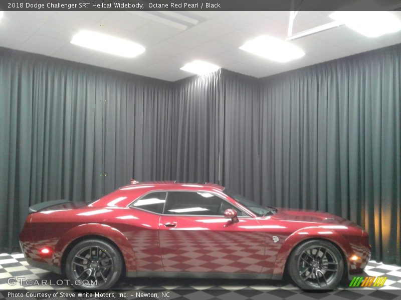 Octane Red Pearl / Black 2018 Dodge Challenger SRT Hellcat Widebody