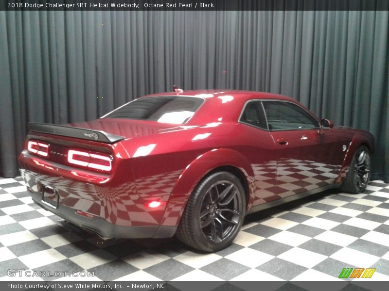 Octane Red Pearl / Black 2018 Dodge Challenger SRT Hellcat Widebody