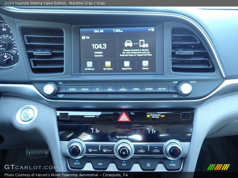 Machine Gray / Gray 2020 Hyundai Elantra Value Edition