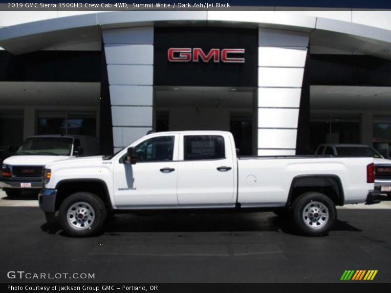 Summit White / Dark Ash/Jet Black 2019 GMC Sierra 3500HD Crew Cab 4WD