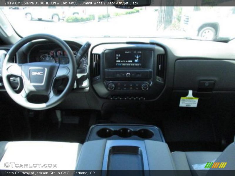 Summit White / Dark Ash/Jet Black 2019 GMC Sierra 3500HD Crew Cab 4WD