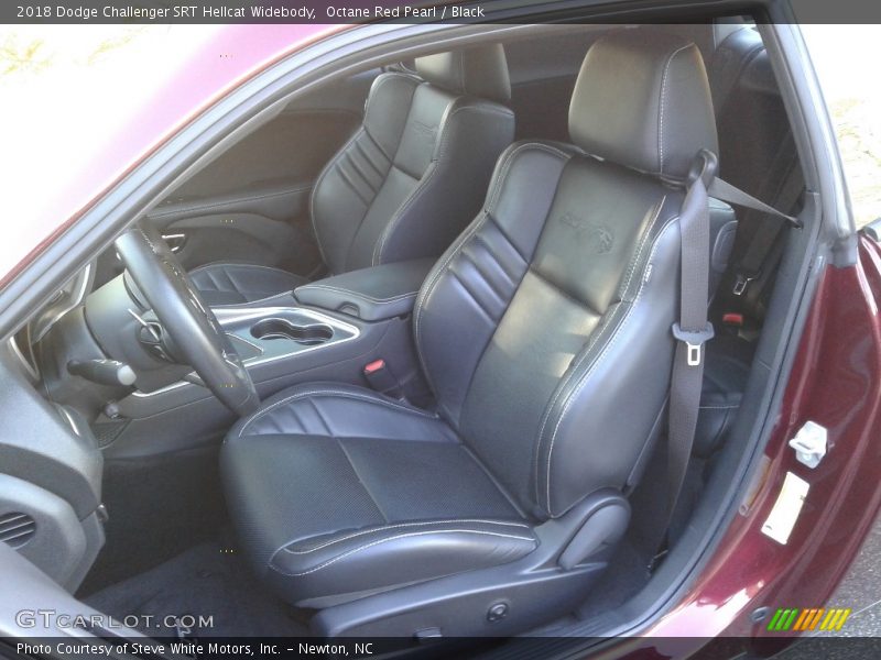 Octane Red Pearl / Black 2018 Dodge Challenger SRT Hellcat Widebody