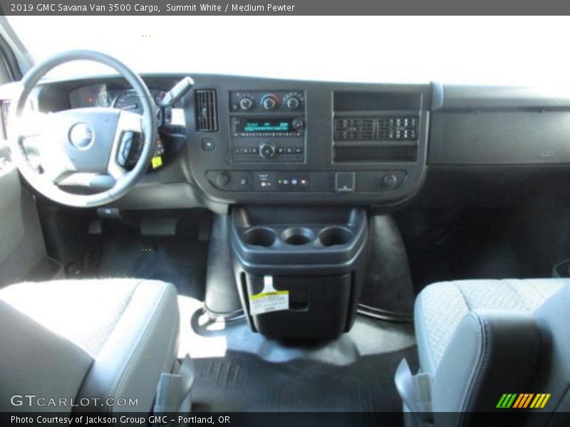 Summit White / Medium Pewter 2019 GMC Savana Van 3500 Cargo