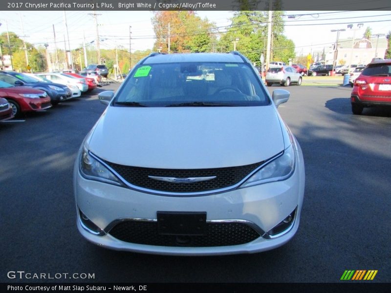 Bright White / Cognac/Alloy/Toffee 2017 Chrysler Pacifica Touring L Plus