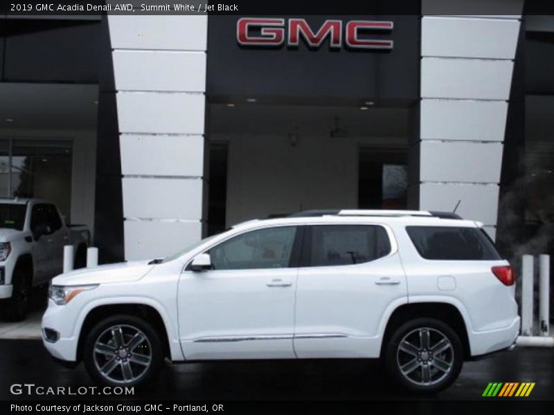 Summit White / Jet Black 2019 GMC Acadia Denali AWD