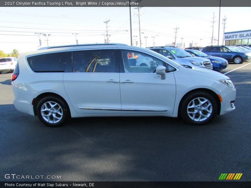 Bright White / Cognac/Alloy/Toffee 2017 Chrysler Pacifica Touring L Plus