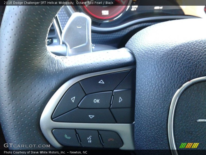 Octane Red Pearl / Black 2018 Dodge Challenger SRT Hellcat Widebody