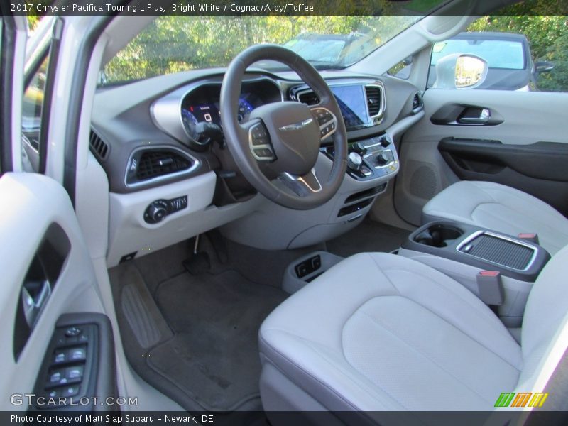 Bright White / Cognac/Alloy/Toffee 2017 Chrysler Pacifica Touring L Plus
