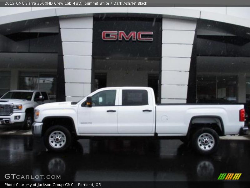 Summit White / Dark Ash/Jet Black 2019 GMC Sierra 3500HD Crew Cab 4WD
