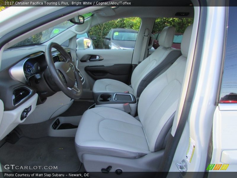 Bright White / Cognac/Alloy/Toffee 2017 Chrysler Pacifica Touring L Plus