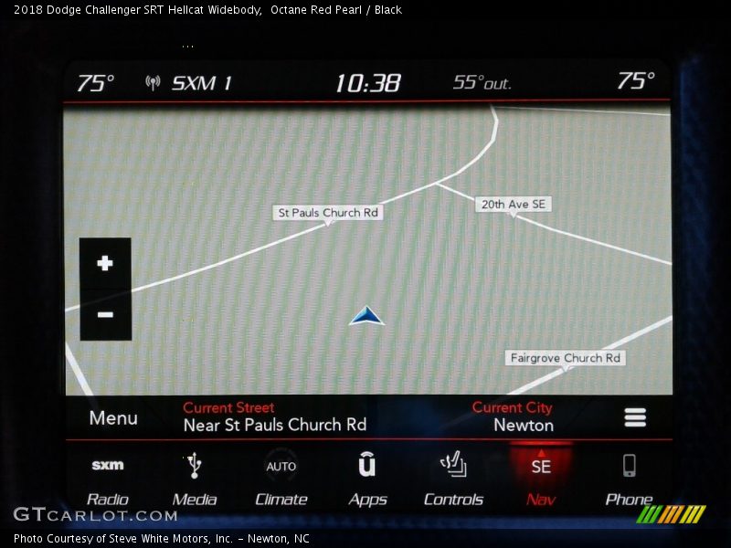Octane Red Pearl / Black 2018 Dodge Challenger SRT Hellcat Widebody