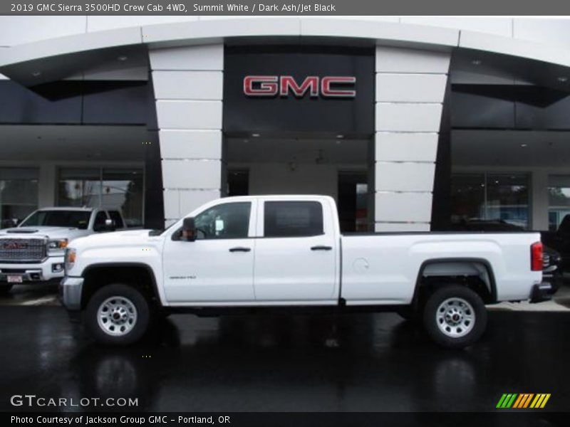 Summit White / Dark Ash/Jet Black 2019 GMC Sierra 3500HD Crew Cab 4WD