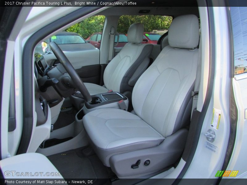 Bright White / Cognac/Alloy/Toffee 2017 Chrysler Pacifica Touring L Plus