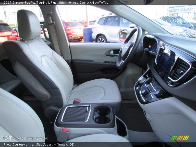 Bright White / Cognac/Alloy/Toffee 2017 Chrysler Pacifica Touring L Plus