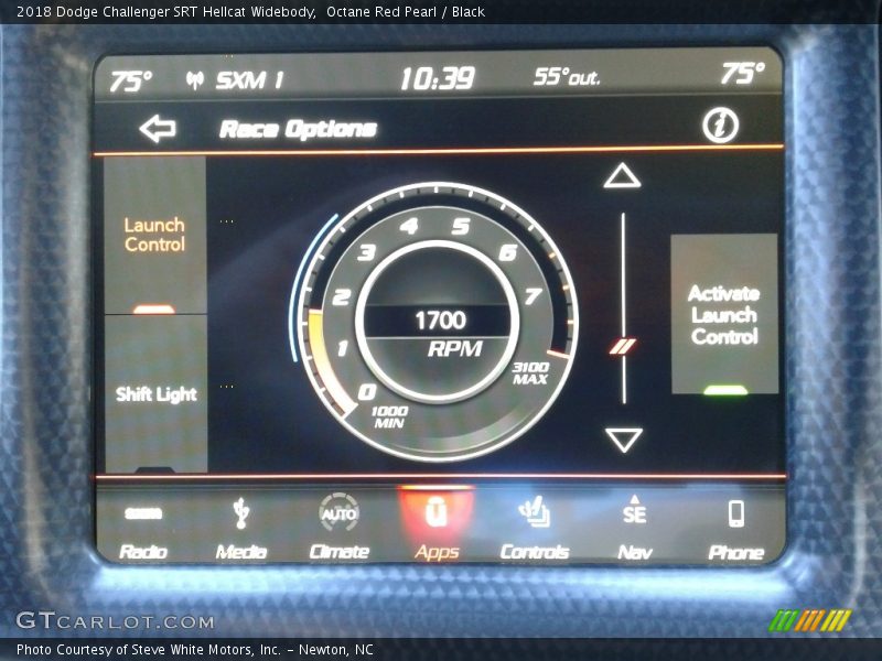 Octane Red Pearl / Black 2018 Dodge Challenger SRT Hellcat Widebody