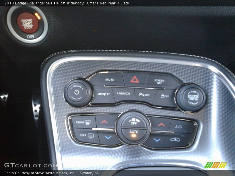 Octane Red Pearl / Black 2018 Dodge Challenger SRT Hellcat Widebody