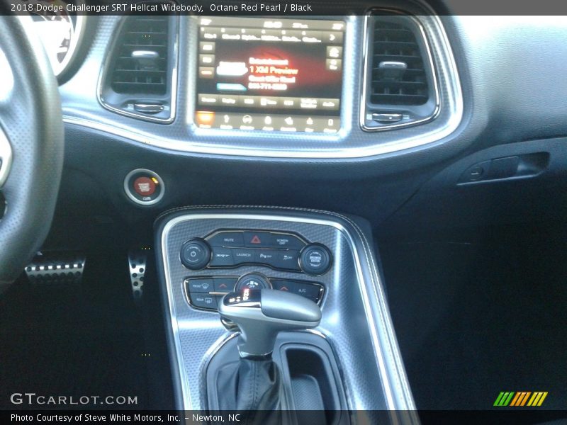 Octane Red Pearl / Black 2018 Dodge Challenger SRT Hellcat Widebody