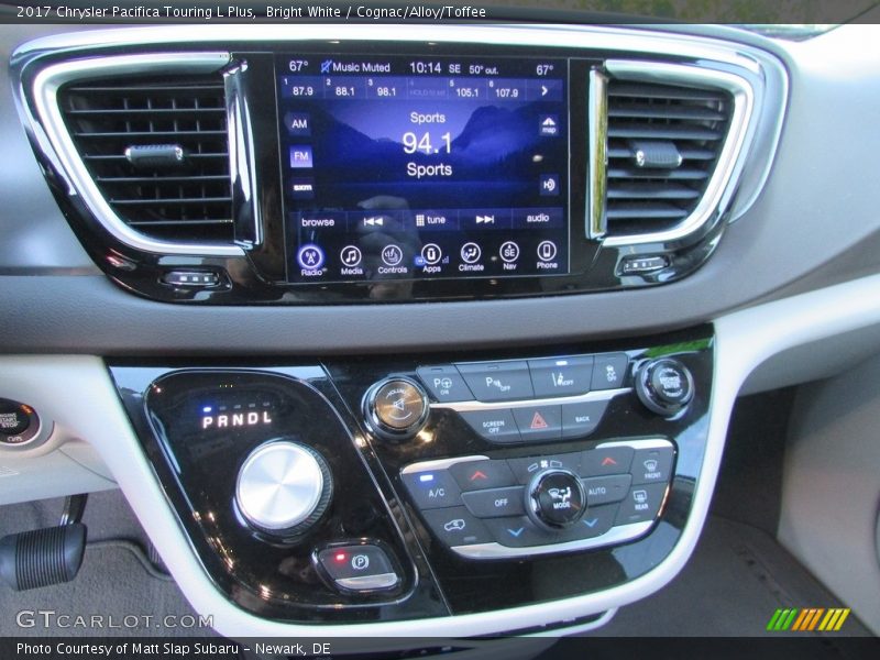 Bright White / Cognac/Alloy/Toffee 2017 Chrysler Pacifica Touring L Plus