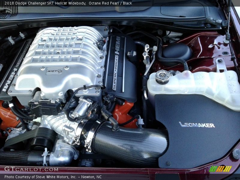 Octane Red Pearl / Black 2018 Dodge Challenger SRT Hellcat Widebody