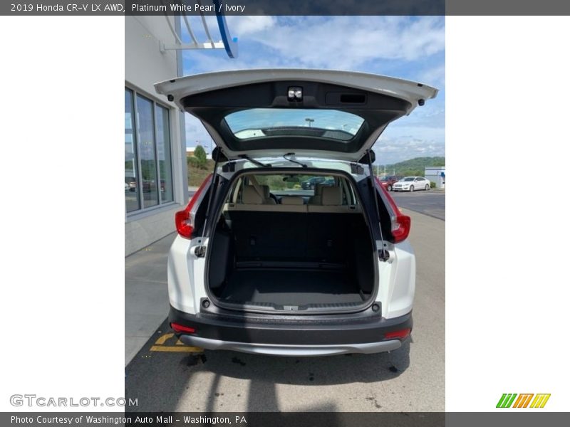 Platinum White Pearl / Ivory 2019 Honda CR-V LX AWD