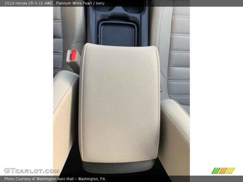 Platinum White Pearl / Ivory 2019 Honda CR-V LX AWD